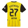 Maillot de Supporter Borussia Dortmund Adeyemi 27 Domicile 2024-25 Pour Enfant